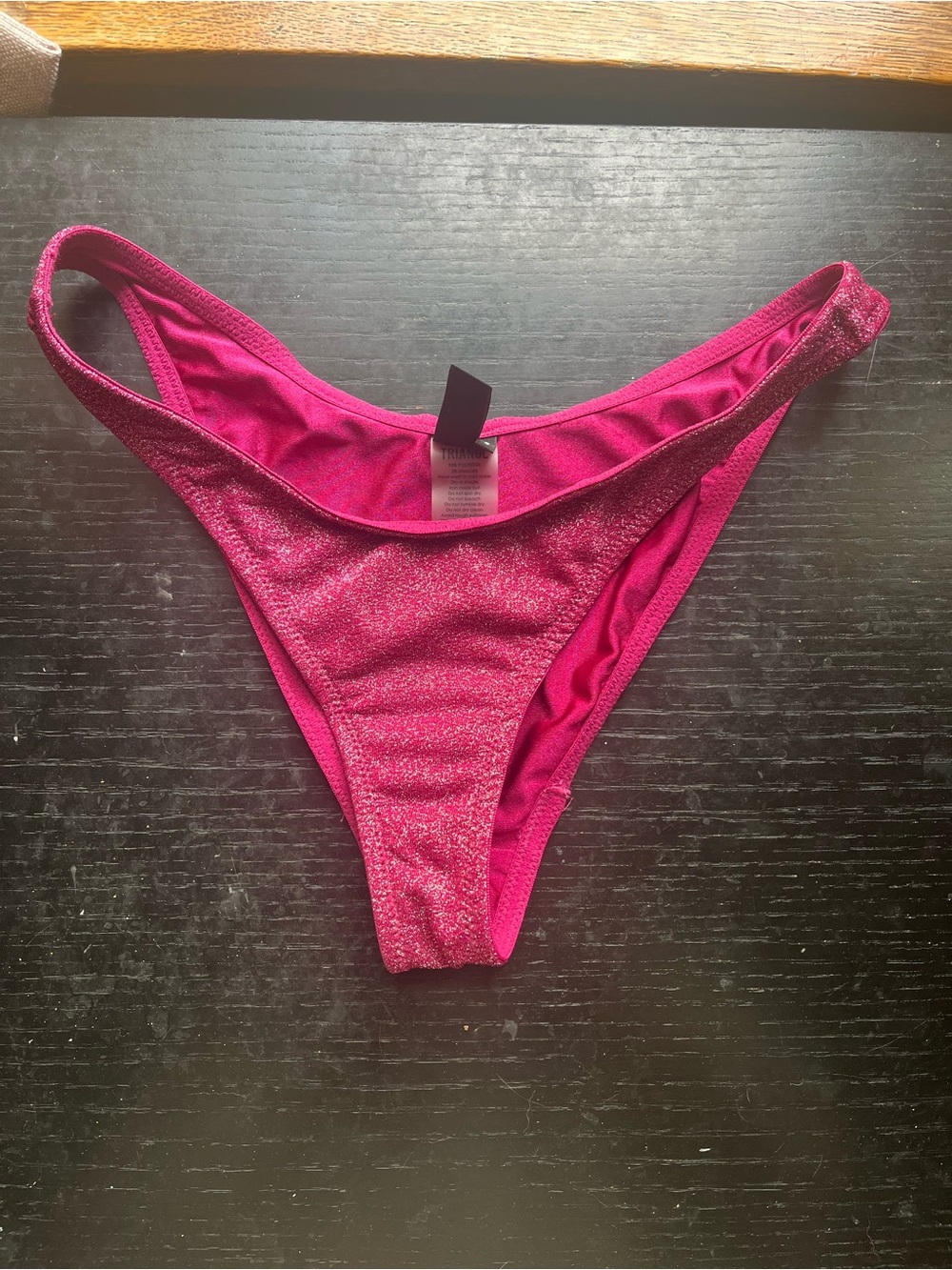 triangl swimwear Shimmery burgundy Bikini Bottom